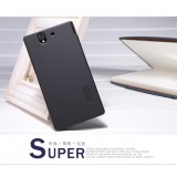 Чехол Nillkin Super Shield + Защитная Пленка Для Sony Xperia Z L36i(черный)